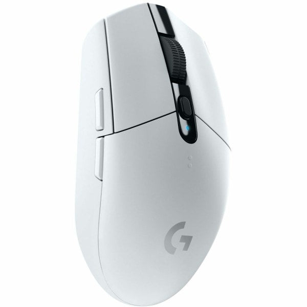 Logitech G305 LIGHTSPEED Wireless Gaming Mouse HERO Sensor 12 000 DPI Lightweight 6 Programmable Buttons 250h Battery On-Board Memory Compatible with PC Mac - White